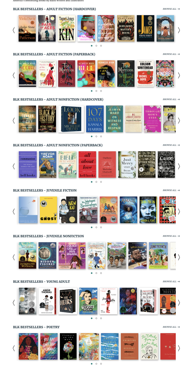 BLK Bestsellers