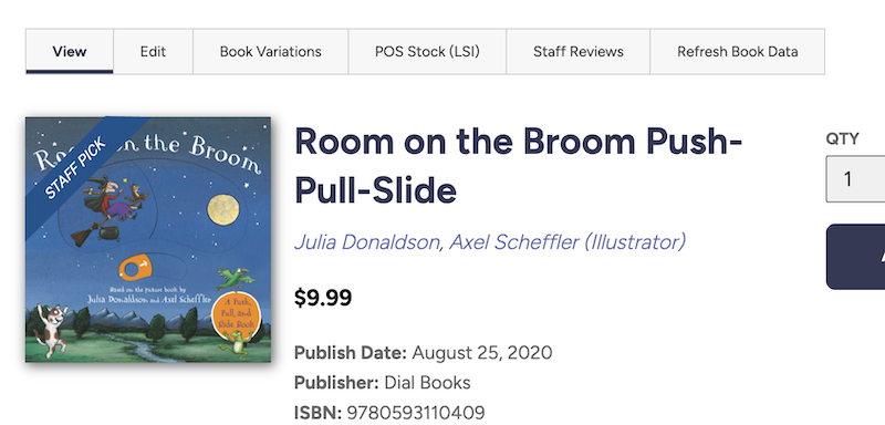 book refresh option