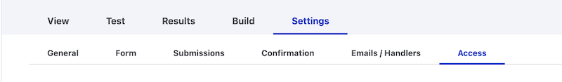 webform access configuration
